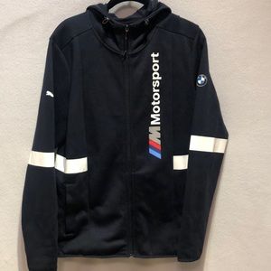 New Puma BMW Navy Zip jacket Small